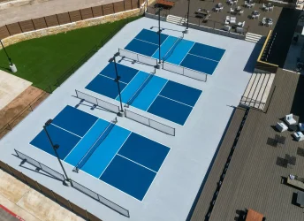 Thi công sân pickleball PAVEFLOR 6C