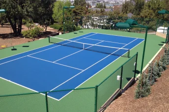 Sơn sân tennis 8 lớp sơn USA DECOTURF nền ciment